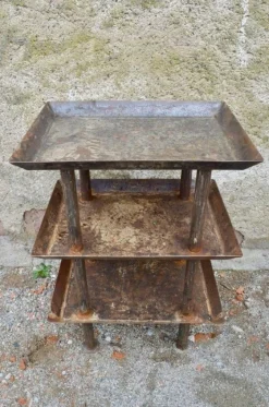 Pamono Vintage Industrial Work Table, 1940s Outlet