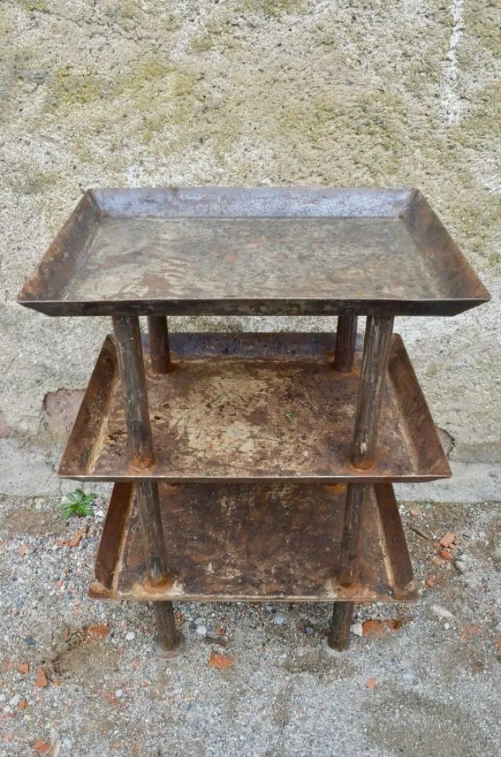 Pamono Vintage Industrial Work Table, 1940s Outlet