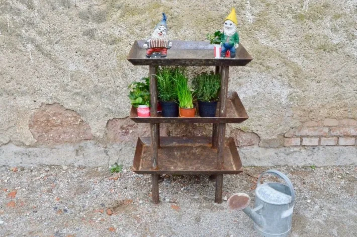 Pamono Vintage Industrial Work Table, 1940s Outlet