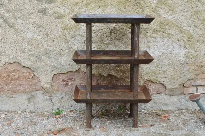 Pamono Vintage Industrial Work Table, 1940s Outlet