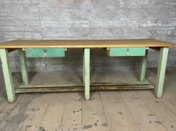 Pamono Vintage Industrial Workbench Hot