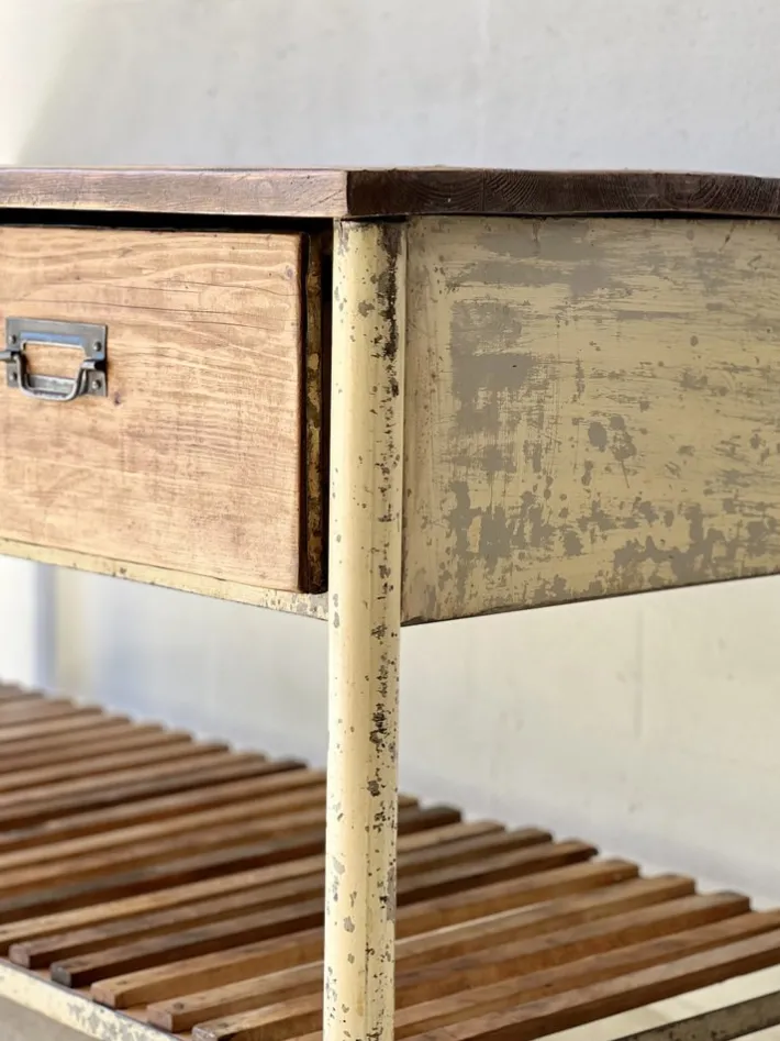 Pamono Vintage Industrial Workbench, 1960 Clearance