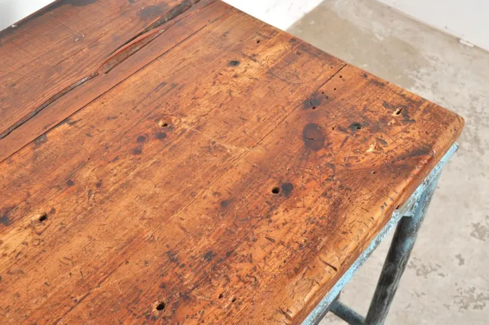Pamono Vintage Industrial Worktable, 1950s Clearance