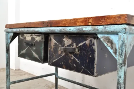 Pamono Vintage Industrial Worktable, 1950s Clearance