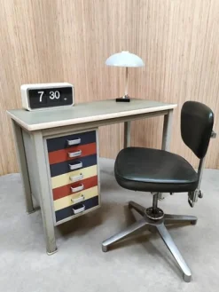 Pamono Vintage Industrial Writing Desk by Andre Cordemeyer for Gispen, 1950s Outlet