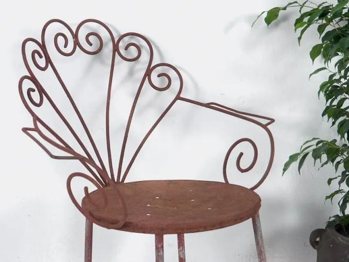 Pamono Vintage Iron Garden Chair, 1950 Best