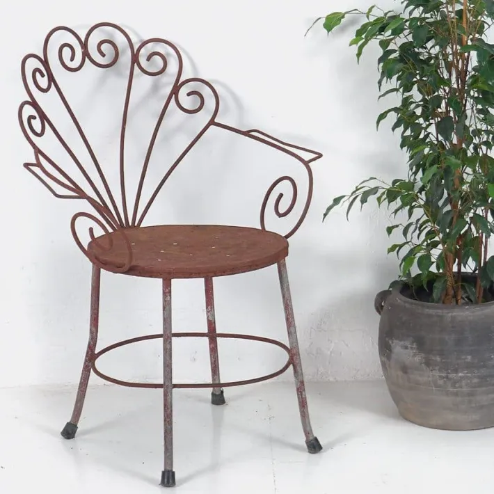 Pamono Vintage Iron Garden Chair, 1950 Best