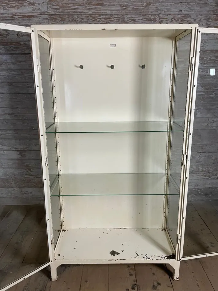 Pamono Vintage Iron Medicine Cabinet, 1930s Outlet