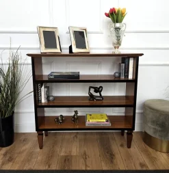Pamono Vintage Italian Bookcase in Walnut, 1960s Discount
