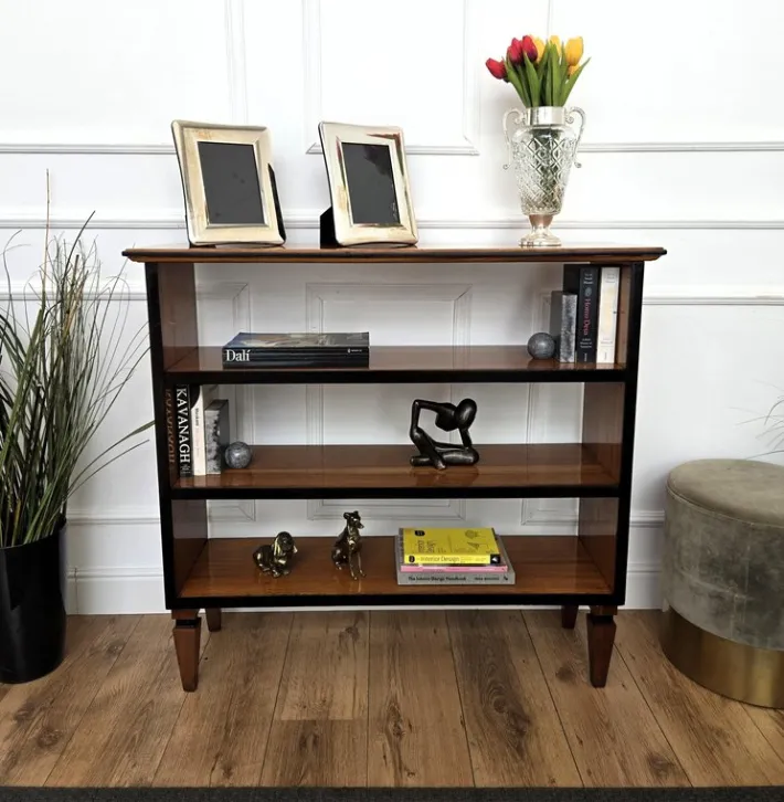 Pamono Vintage Italian Bookcase in Walnut, 1960s Discount
