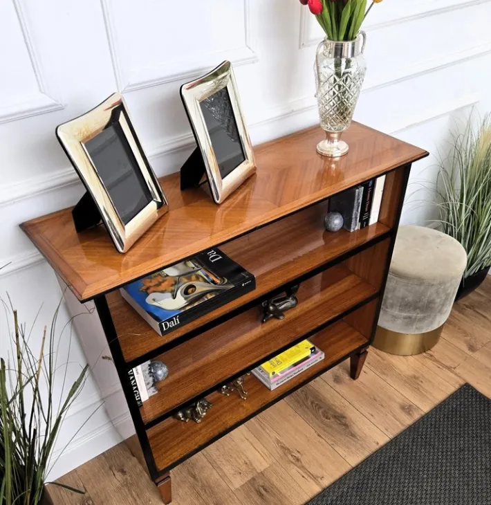 Pamono Vintage Italian Bookcase in Walnut, 1960s Discount