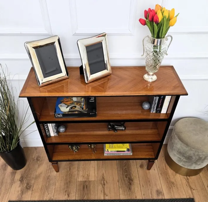 Pamono Vintage Italian Bookcase in Walnut, 1960s Discount