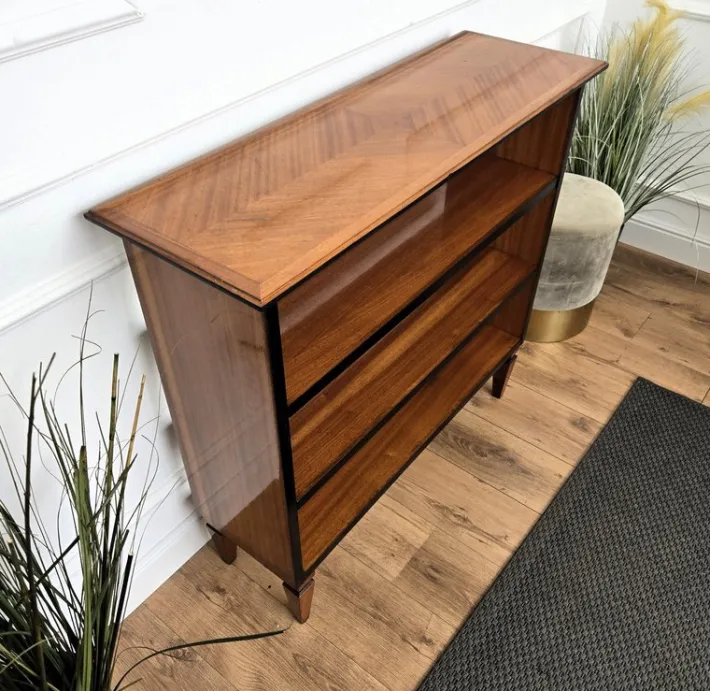 Pamono Vintage Italian Bookcase in Walnut, 1960s Discount