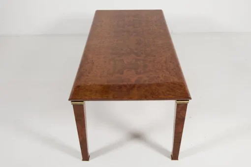 Pamono Vintage Italian Burl Wood Dining Table from GDM, 1980s
