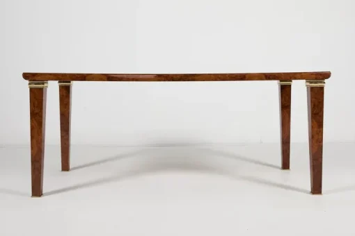 Pamono Vintage Italian Burl Wood Dining Table from GDM, 1980s