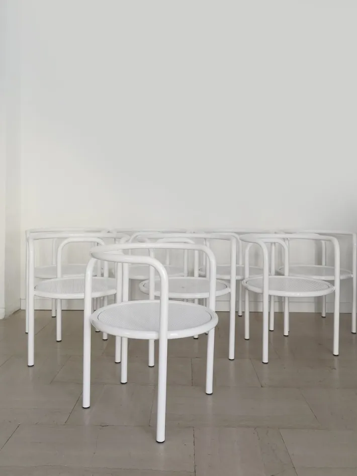 Pamono Vintage Italian Chairs by Gae Aulenti for Poltronova, 1960s, Set of 8 Hot