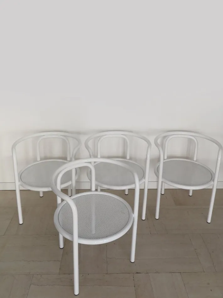 Pamono Vintage Italian Chairs by Gae Aulenti for Poltronova, 1960s, Set of 8 Hot
