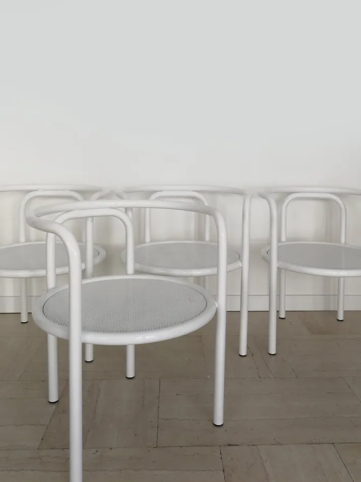 Pamono Vintage Italian Chairs by Gae Aulenti for Poltronova, 1960s, Set of 8 Hot