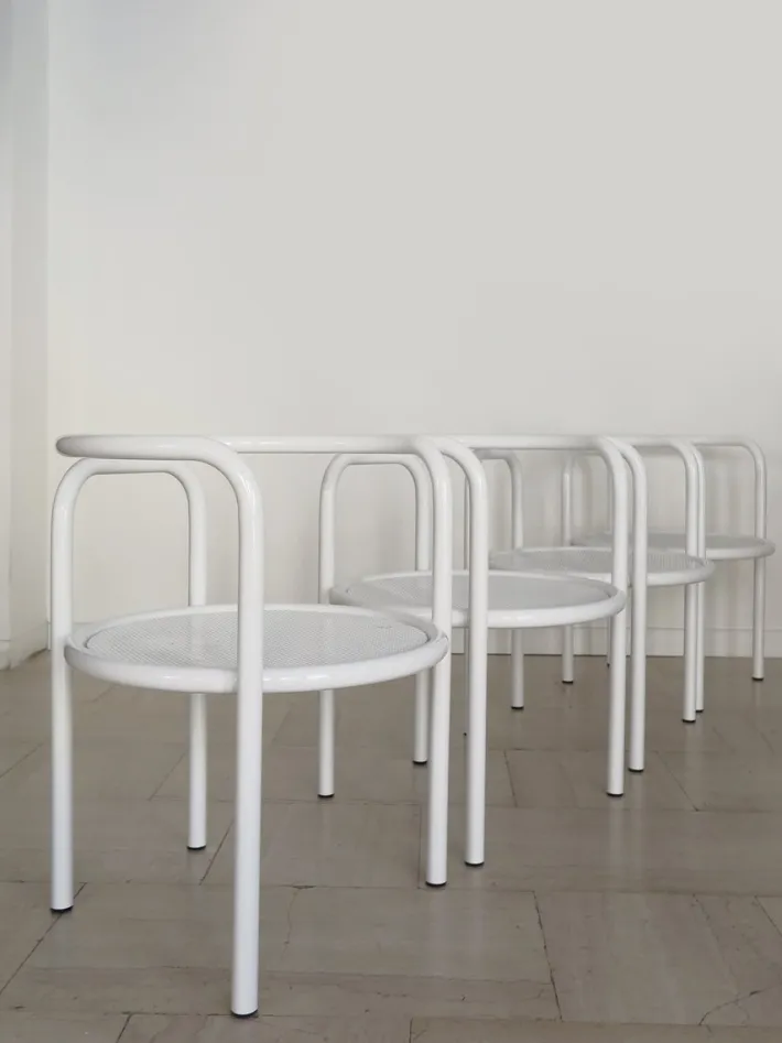 Pamono Vintage Italian Chairs by Gae Aulenti for Poltronova, 1960s, Set of 8 Hot