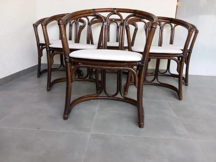 Pamono Vintage Italian Chairs, 1970s, Set of 6 Online