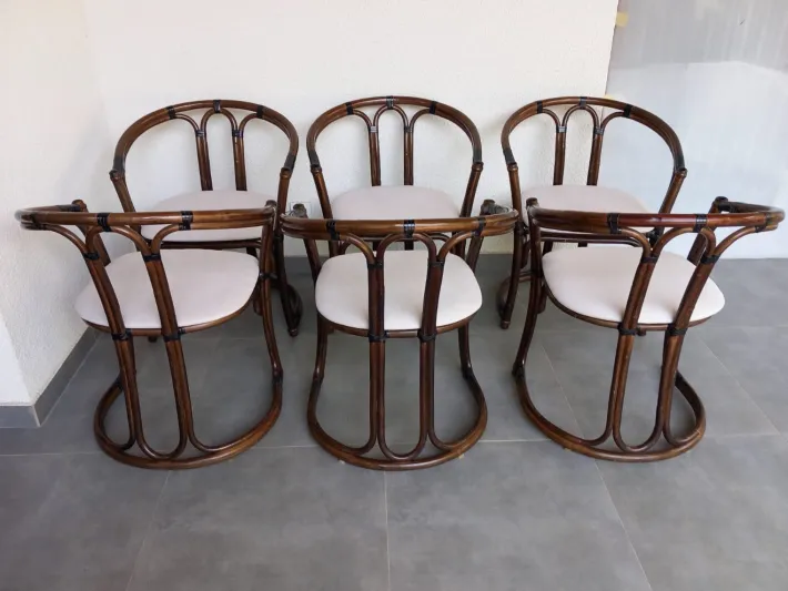 Pamono Vintage Italian Chairs, 1970s, Set of 6 Online
