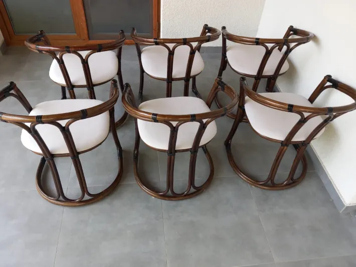Pamono Vintage Italian Chairs, 1970s, Set of 6 Online