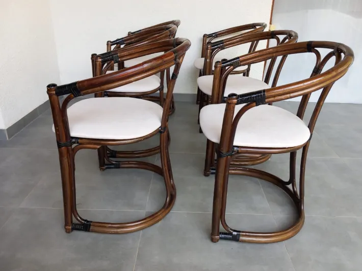 Pamono Vintage Italian Chairs, 1970s, Set of 6 Online