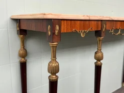Pamono Vintage Italian Console with Marble Top, 1960s Sale