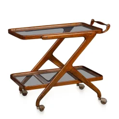 Pamono Vintage Italian Drinks Trolley by Cesare Lacca, 1950 Best