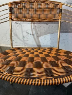 Pamono Vintage Italian Garden Patio Scoubidou Armchairs, 1950s, Set of 6 Sale