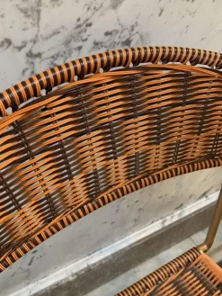 Pamono Vintage Italian Garden Patio Scoubidou Armchairs, 1950s, Set of 6 Sale