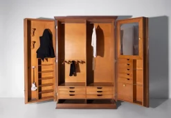 Pamono Vintage Italian Gentlemans Wardrobe, 1950s Discount