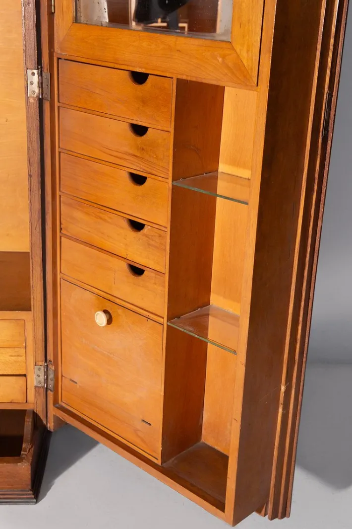 Pamono Vintage Italian Gentlemans Wardrobe, 1950s Discount