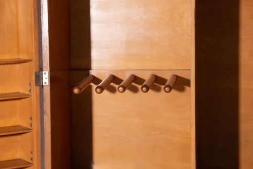 Pamono Vintage Italian Gentlemans Wardrobe, 1950s Discount
