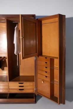 Pamono Vintage Italian Gentlemans Wardrobe, 1950s Discount