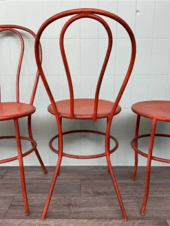 Pamono Vintage Italian Iron Garden Chairs, 1950s, Set of 4 Sale