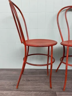 Pamono Vintage Italian Iron Garden Chairs, 1950s, Set of 4 Sale