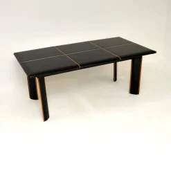 Pamono Vintage Italian Lacquered Dining Table and Chairs attributed to Pierre Cardin for Roche Bobois, 1970s, Set of 7 Online