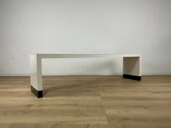 Pamono Vintage Italian Laminated Wood Bench, 1980s Outlet