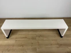 Pamono Vintage Italian Laminated Wood Bench, 1980s Outlet