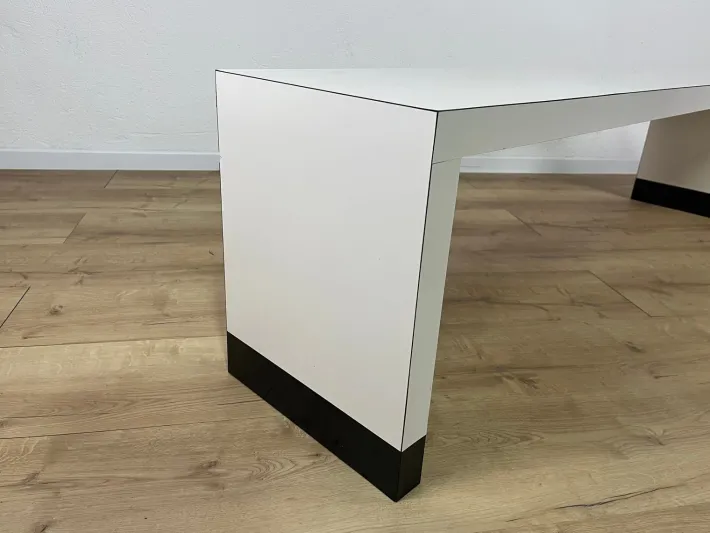 Pamono Vintage Italian Laminated Wood Bench, 1980s Outlet