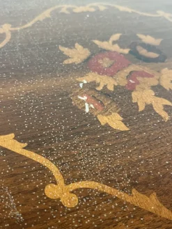 Pamono Vintage Italian Round Table with Drawer, 1980s Sale
