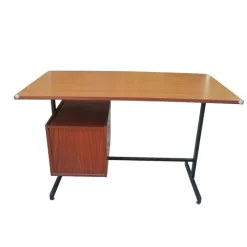 Pamono Vintage Italian Teak Desk, 1970s New
