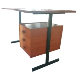 Pamono Vintage Italian Teak Desk, 1970s New