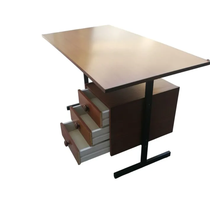 Pamono Vintage Italian Teak Desk, 1970s New