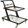 Pamono Vintage Italian Wooden Serving Cart, 1950s Clearance
