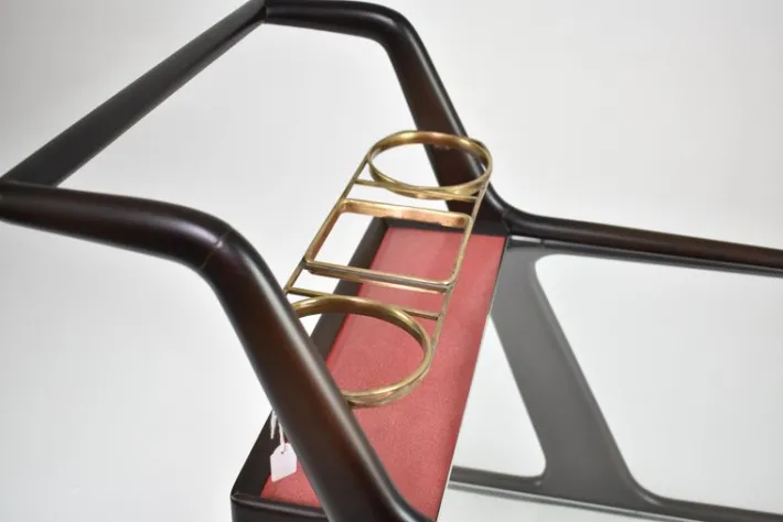 Pamono Vintage Italian Wooden Serving Cart, 1950s Clearance
