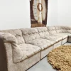 Pamono Vintage Ivory Beige Modular Sofa from Laauser, 1970s, Set of 7