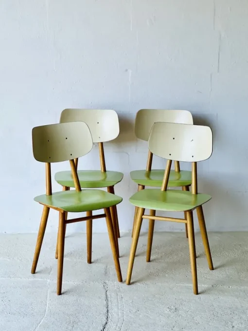 Pamono Vintage Kitchen Chairs from Ton, 1960s, Set of 4 Outlet