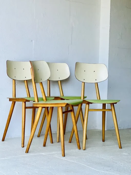 Pamono Vintage Kitchen Chairs from Ton, 1960s, Set of 4 Outlet